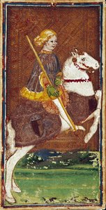Mapa del juego de Tarot de la familia Visconti de Bonifacio Bembo (1420-1482), mediados del siglo XV - Bérgamo, Galleria dell
