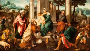 Adoración de los Magos de Bonifazio Veronese