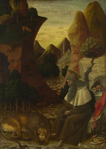 San Jerónimo en un paisaje