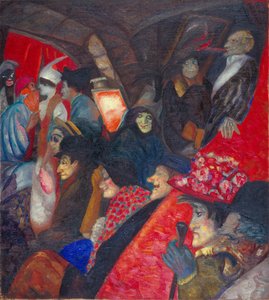 Cabaret Gato Negro, 1913 de Boris Dmitrievich Grigoriev