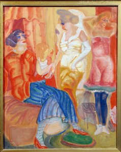 "Mujeres" (Mujeres) - Pintura de Boris Dmitrievich Grigoriev (1886-1939) de Boris Dmitrievich Grigoriev