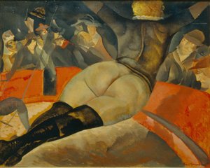 En el circo, c. 1908 de Boris Dmitrievich Grigoriev
