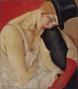 Dama con sombrero de copa, 1919