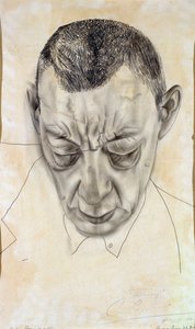 Retrato del compositor Sergei Rakhmaninov 1873-1943, 1930 de Boris Dmitrievich Grigoriev