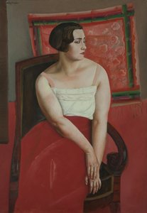 Retrato de una joven de Boris Dmitryevich Grigoriev