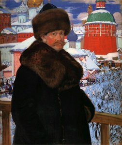 Autorretrato de Boris Mikhailovich Kustodiev