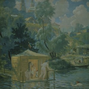 Bañistas, 1921