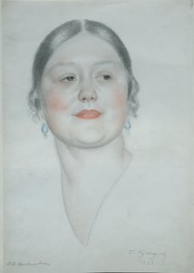 Retrato de Maria Dmitrievna Shostakovich, 1923