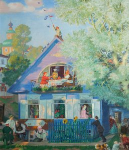 Casa azul pequeña, 1920