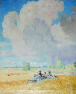Verano, 1922 de Boris Mikhailovich Kustodiev