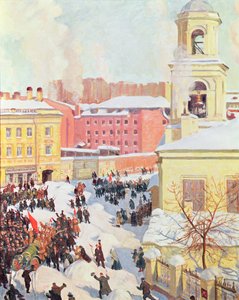 El 27 de febrero de 1917 de Boris Mikhailovich Kustodiev