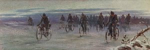 Tropas ciclistas alemanas en Finlandia, Guerra Civil Finlandesa