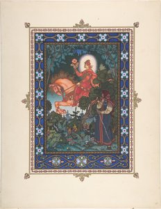Ilustración para el cuento de hadas Vasilisa la Bella, c. 1925 de Boris Vasilievich Zvorykin
