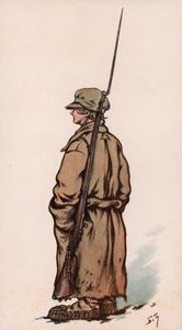 Joven soldado del Ejército Rojo, Guerra Civil Rusa de Boris Vasilievich Zvorykin
