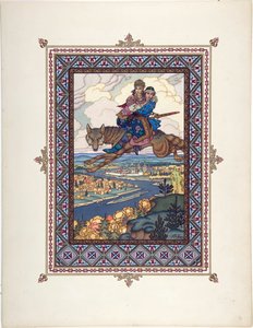El pájaro de fuego y el lobo gris de Boris Vasilievich Zvorykin