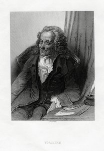 Voltaire, escritor, ensayista, deísta y filósofo de la Ilustración francesa de Bosselman