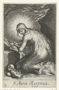 Santa María de Egipto como Hermitess Hermitesses (título de la serie) Sacra Eremus Ascetriarum (título de la serie) de Boëtius Adamsz. Bolswert