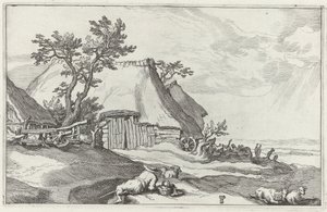 Paisaje con granja