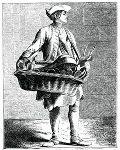 ¡Quién comprará cucharas y alfileres de lardear!, 1737-1742 de Bouchardon