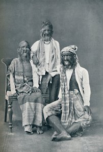 Una familia peluda de Mandalay, Birmania, 1902 de Bourne and Shepherd
