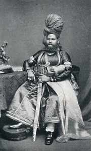 Maharajá de Panab, Presidencia de Bombay, 1902 de Bourne and Shepherd