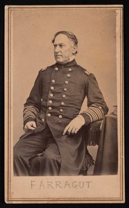 Retrato de David Glasgow Farragut 1801-1870, antes de 1870 de Brady