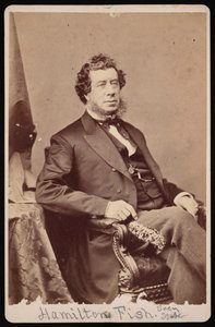 Retrato de Hamilton Fish 1808-1893, antes de 1893 de Brady