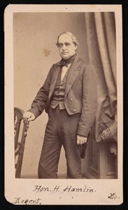 Retrato de Hannibal Hamlin 1809-1891, 1857 de Brady