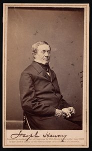 Retrato de Joseph Henry 1797-1878, 1865 de Brady
