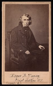 Retrato de Roger Brooke Taney 1777-1864, antes de 1864 de Brady