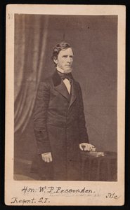 Retrato de William Pitt Fessenden 1806-1869, antes de 1869 de Brady