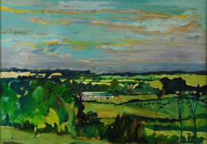 A través del Valle, Bedfordshire, 1973 de Brenda Brin Booker