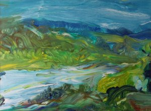 Paisaje del Río Azul II, 1988