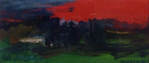 Paisaje con Cielo Rojo de Brenda Brin Booker