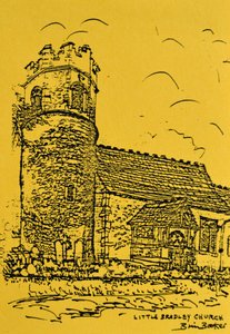 Iglesia de Little Bradley, Suffolk de Brenda Brin Booker