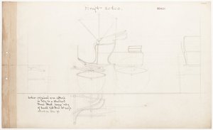Dibujo de trabajo para Demi-Mail Phaeton, no. 20400 de Brewster and Co.