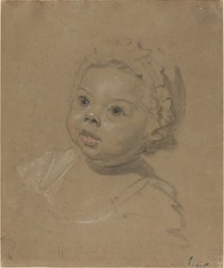 Cabeza de un niño de British 18th Century