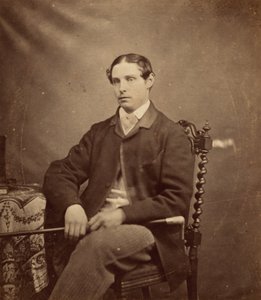 Retrato de hombre,c. 1855 (foto) de British Photographer