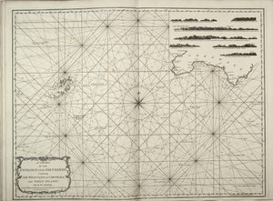Carta de la entrada del Canal de la Mancha que contiene la costa oeste de Cornualles y las islas Scilly con todos los sondeos. de British School