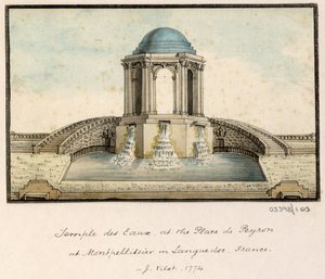 Serie de bocetos, vistas en Gran Bretaña, el continente y América 1772-1778 (acuarela) de British School