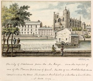 Serie de bocetos, vistas en Gran Bretaña, el continente y América 1772-1778 (acuarela) de British School
