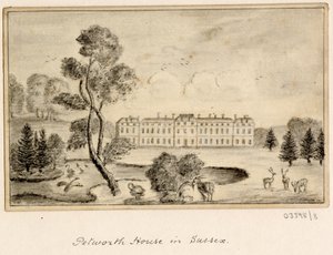 Una serie de bocetos, vistas en Gran Bretaña, el continente y América 1772-1778 (dibujo) de British School