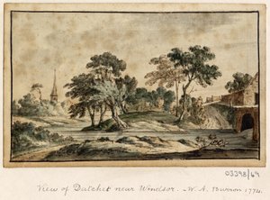 Serie de bocetos, vistas en Gran Bretaña, el continente y América 1772-1778 (acuarela)