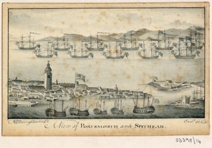 Serie de bocetos, vistas en Gran Bretaña, el continente y América 1772-1778 (acuarela)