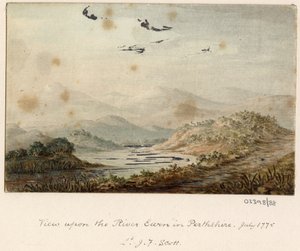 Serie de bocetos, vistas en Gran Bretaña, el continente y América 1772-1778 (acuarela) de British School
