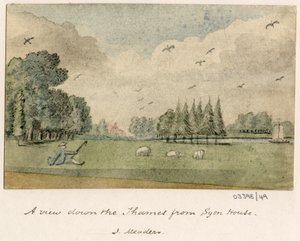 Serie de bocetos, vistas en Gran Bretaña, el continente y América 1772-1778 (acuarela) de British School