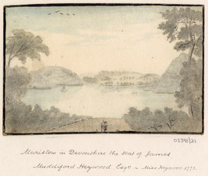 Serie de bocetos, vistas en Gran Bretaña, el continente y América 1772-1778 (acuarela) de British School
