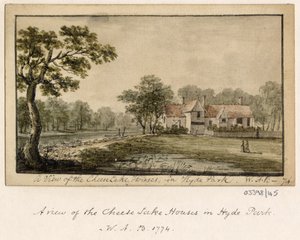 Serie de bocetos, vistas en Gran Bretaña, el continente y América 1772-1778 (acuarela) de British School