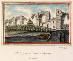 Serie de bocetos, vistas en Gran Bretaña, el continente y América 1772-1778 (acuarela) de British School