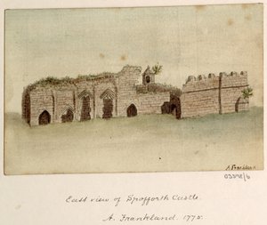 Serie de bocetos, vistas en Gran Bretaña, el continente y América 1772-1778 (acuarela) de British School